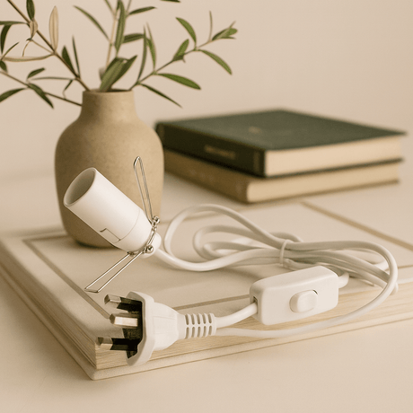 Fitting Cable White 1.5m UK - SHAMTAM.COM