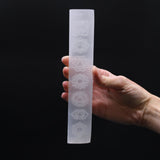 Chakra Charging Plate Selenite 20cm - SHAMTAM.COM