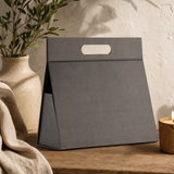 Flat Pack Gift Box - Lrg Hand Box (28 × 12.5 × 26 cm) - Black — styled in a warm, naturally lit interior