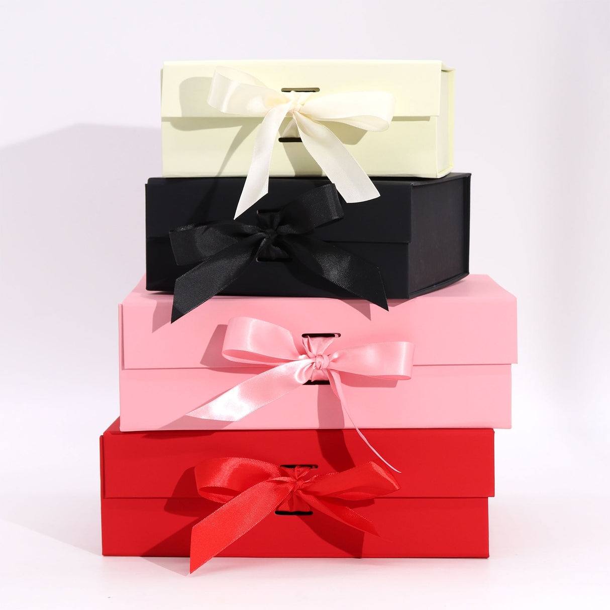 Flat Pack Gift Box - Medium Square (20x18.2x8cm) - Pink - SHAMTAM.COM