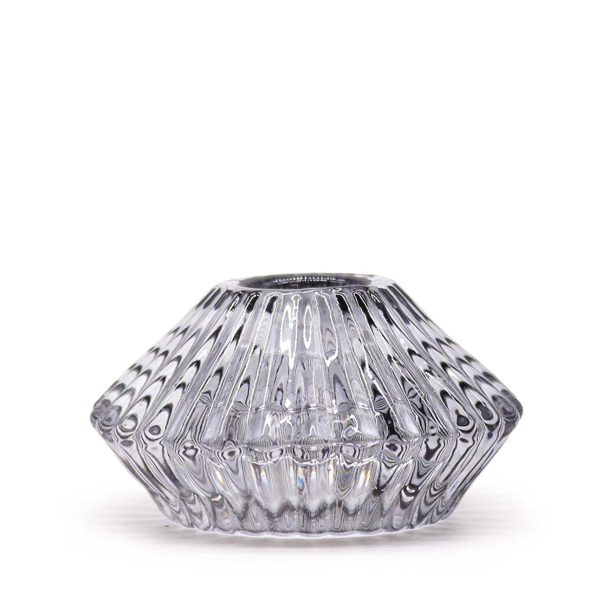 Flower Flip Dinner Candle / Tealight Holder - Midnight Grey (2 pcs) - SHAMTAM.COM
