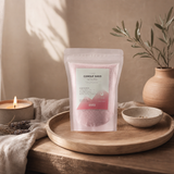 Fragranced Candle Sand - Dusty Rose - Maison de Roses - 300g — styled in a warm, naturally lit interior