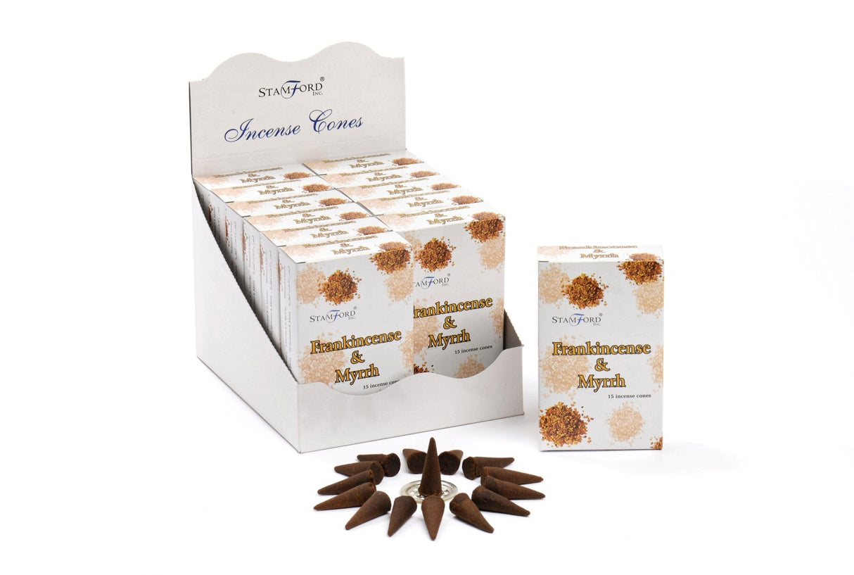 Frankincense Incense Cones for Relaxation - SHAMTAM.COM