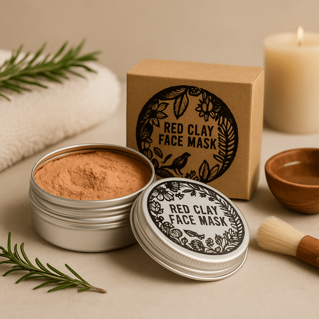 French Red Clay Face Mask 80g - SHAMTAM.COM