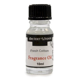 Fresh Cotton Fragrance Oil 10ml by Ancient Wisdom - Cooling Scent Made in England - SHAMTAM.COM