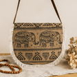 Fringe Bag, Elephant Print - SHAMTAM.COM
