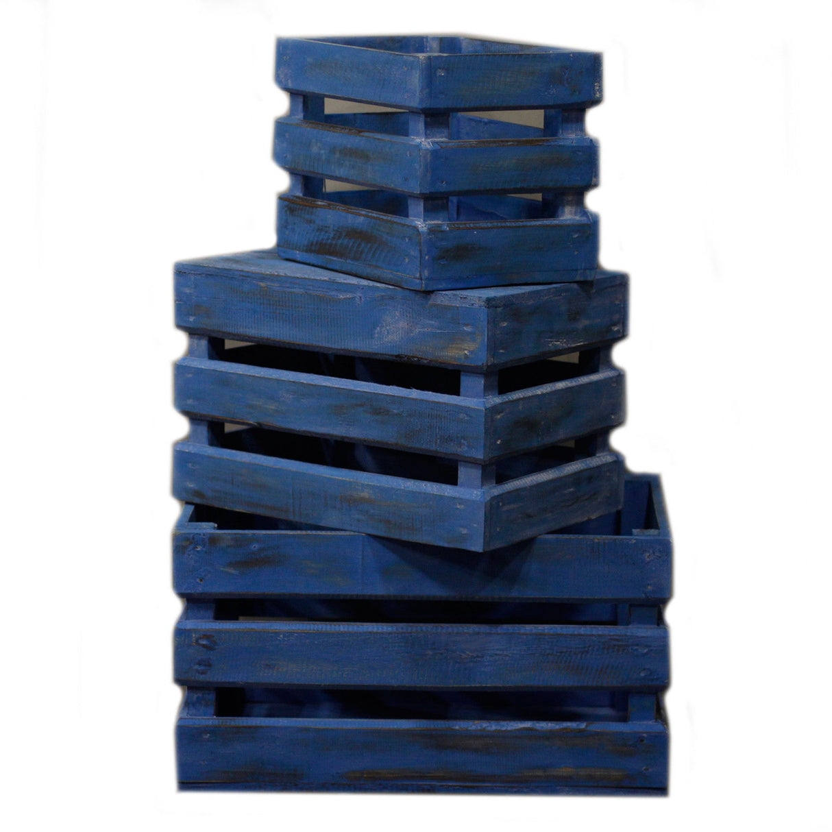 Fruit Box set of 3 - Bluewash - SHAMTAM.COM