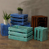 Fruit Box set of 3 - Bluewash - SHAMTAM.COM