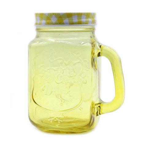 Drinking Jar - Ice Cold - Yellow - SHAMTAM.COM