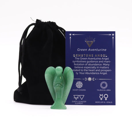Gemstone Angel - Green Aventurine - SHAMTAM.COM