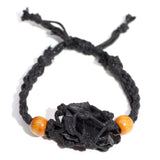 Gemstone Bracelet Cord - Black - SHAMTAM.COM