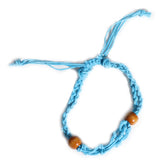 Gemstone Bracelet Cord - Blue - SHAMTAM.COM