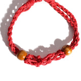 Gemstone Bracelet Cord - Red - SHAMTAM.COM