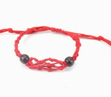 Gemstone Bracelet Cord - Red - SHAMTAM.COM