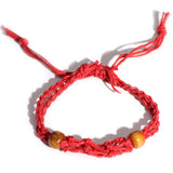 Gemstone Bracelet Cord - Red - SHAMTAM.COM