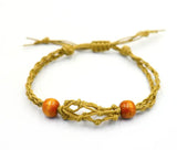 Gemstone Bracelet Cord - Sand - SHAMTAM.COM