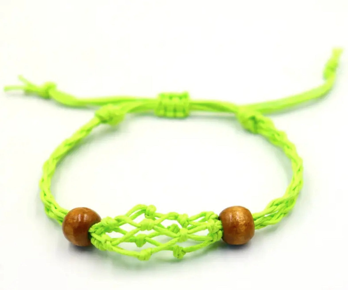 Gemstone Bracelet Cord - Green - SHAMTAM.COM