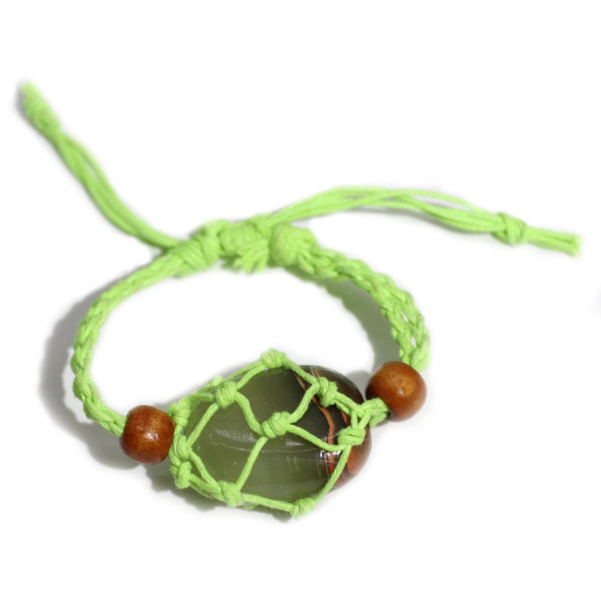Gemstone Bracelet Cord - Green - SHAMTAM.COM