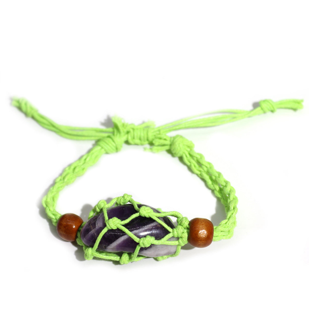 Gemstone Bracelet Cord - Green - SHAMTAM.COM