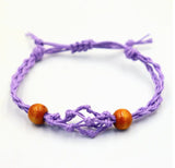 Gemstone Bracelet Cord - Purple - SHAMTAM.COM