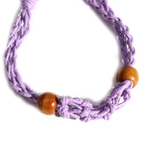 Gemstone Bracelet Cord - Purple - SHAMTAM.COM