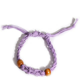 Gemstone Bracelet Cord - Purple - SHAMTAM.COM