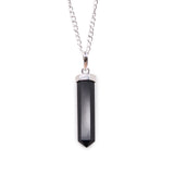 Black Agate - Pendant - Gemstone Point - SHAMTAM.COM