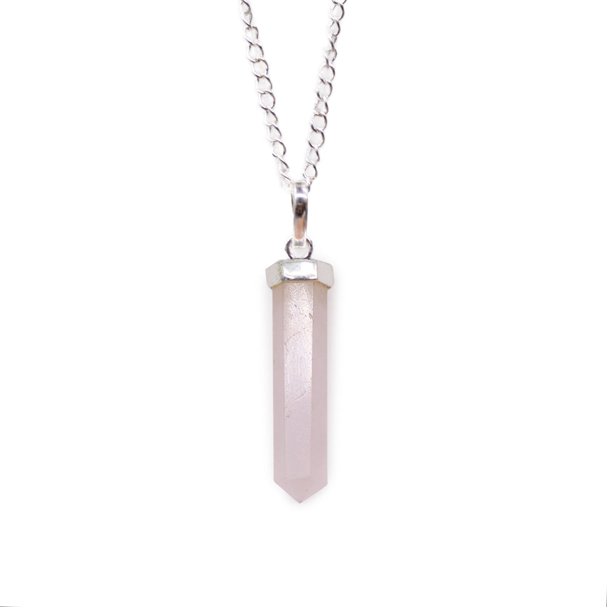 Rose Quartz - Pendant - Gemstone Point - SHAMTAM.COM