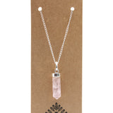 Rose Quartz - Pendant - Gemstone Point - SHAMTAM.COM