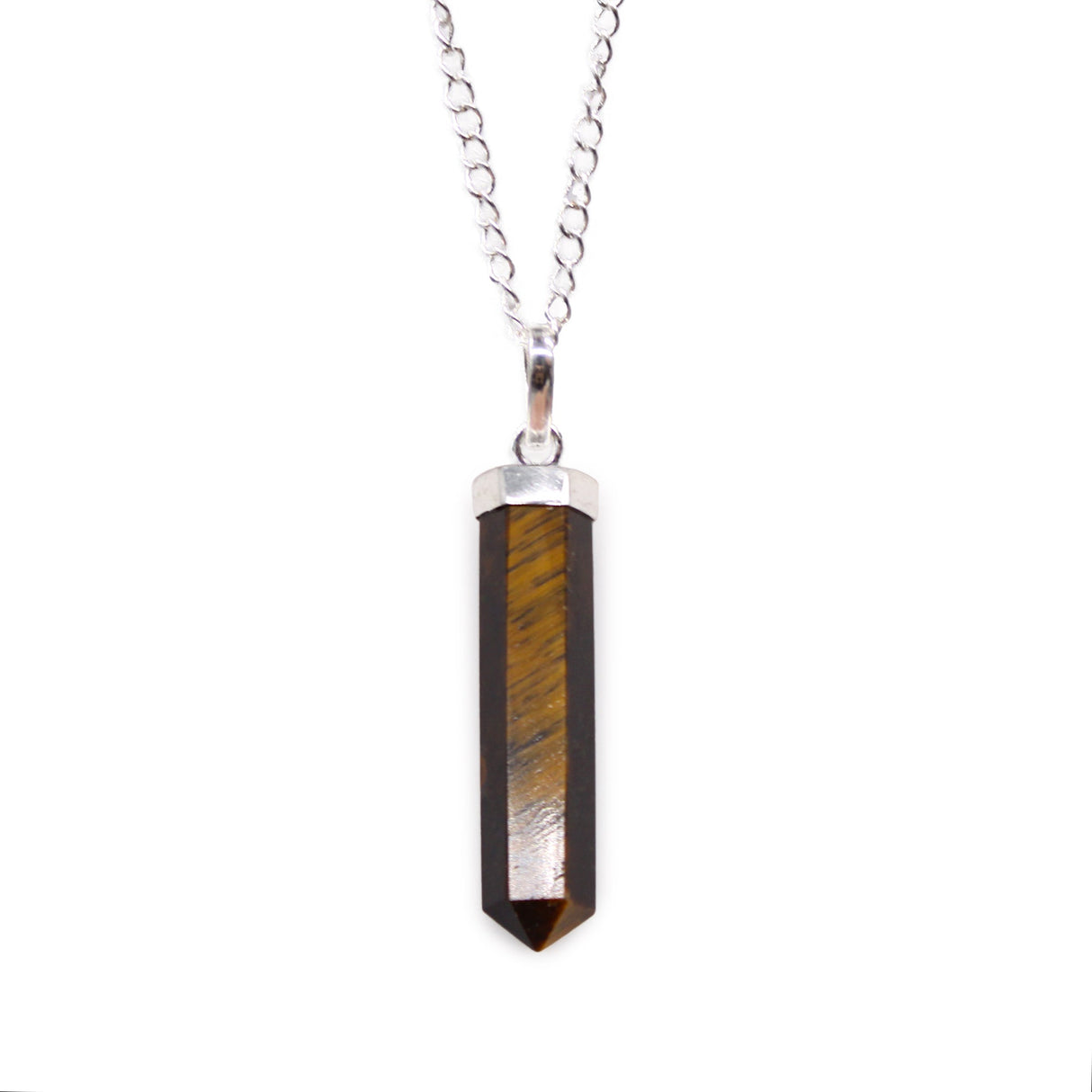 Tiger Eye - Pendant - Gemstone Point - SHAMTAM.COM