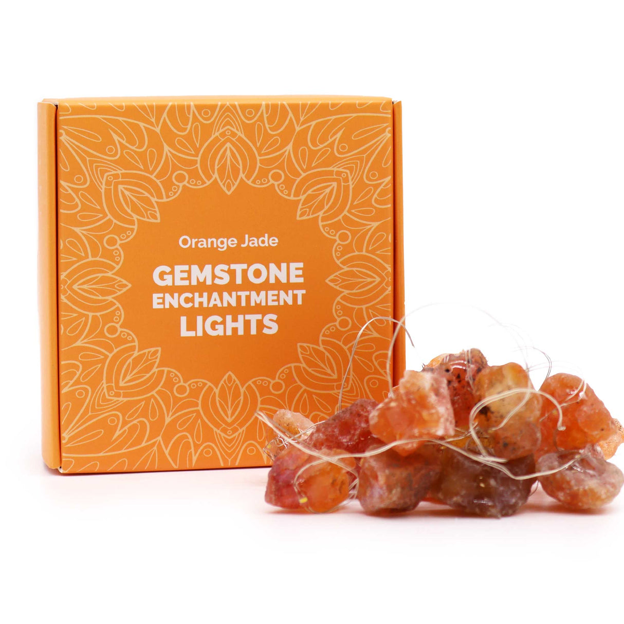 Fairy Lights - Orange Jade - Gemstones - SHAMTAM.COM