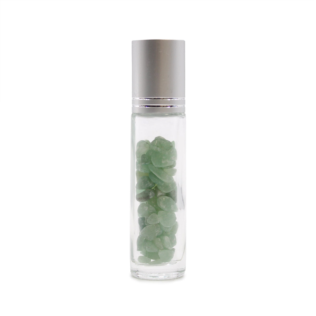 Crystal Oil Roller - Aventurine - Silver Cap - SHAMTAM.COM