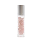 Crystal Oil Roller - Rose Quartz - Silver Cap - SHAMTAM.COM