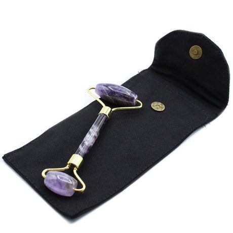 Amethyst Face Roller - Crystal Gemstone Massager - SHAMTAM.COM