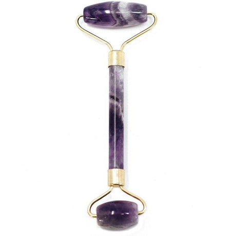 Amethyst Face Roller - Crystal Gemstone Massager - SHAMTAM.COM