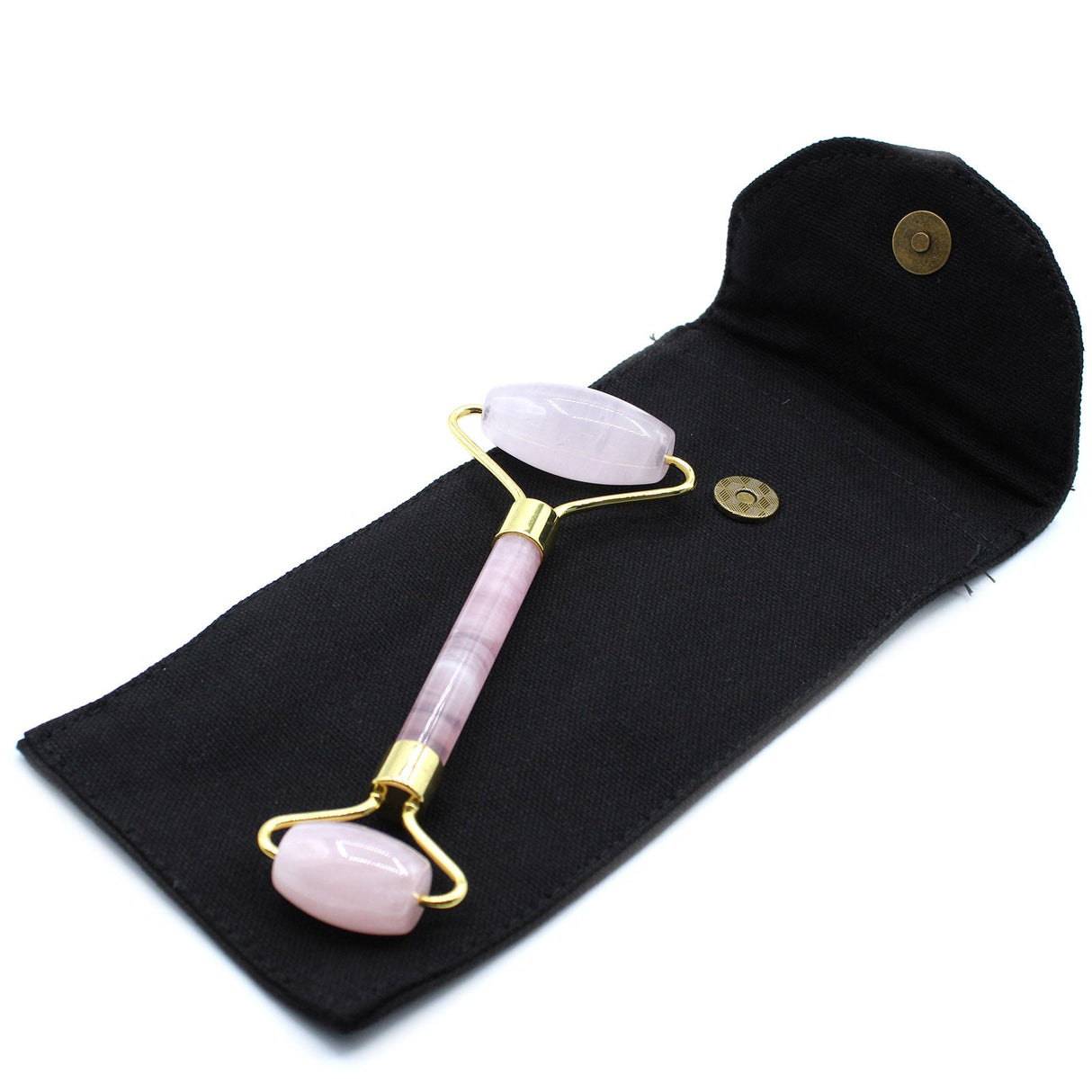 Rose Quartz Face Roller - Crystal Gemstone Massager - SHAMTAM.COM