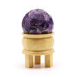 Amethyst Sphere Crystal Gemstone Faceted Healing Ball & Stand - SHAMTAM.COM