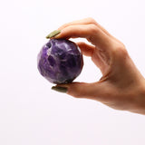 Amethyst Sphere Crystal Gemstone Faceted Healing Ball & Stand - SHAMTAM.COM