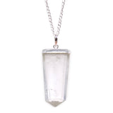 Rock Quartz Pendant Crystal Gemstone Flat Pencil - SHAMTAM.COM