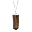 Tiger Eye Pendant Crystal Gemstone Flat Pencil - SHAMTAM.COM