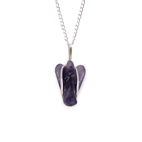 Amethyst Pendant Guardian Angel Crystal Gemstone - SHAMTAM.COM