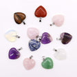 Crystal Heart Pendant Gemstone 20x6mm - SHAMTAM.COM