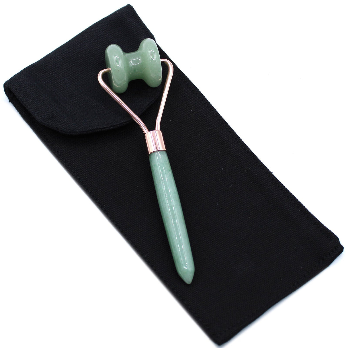 Jade Jawline Roller Crystal Gemstone Face Massager - SHAMTAM.COM