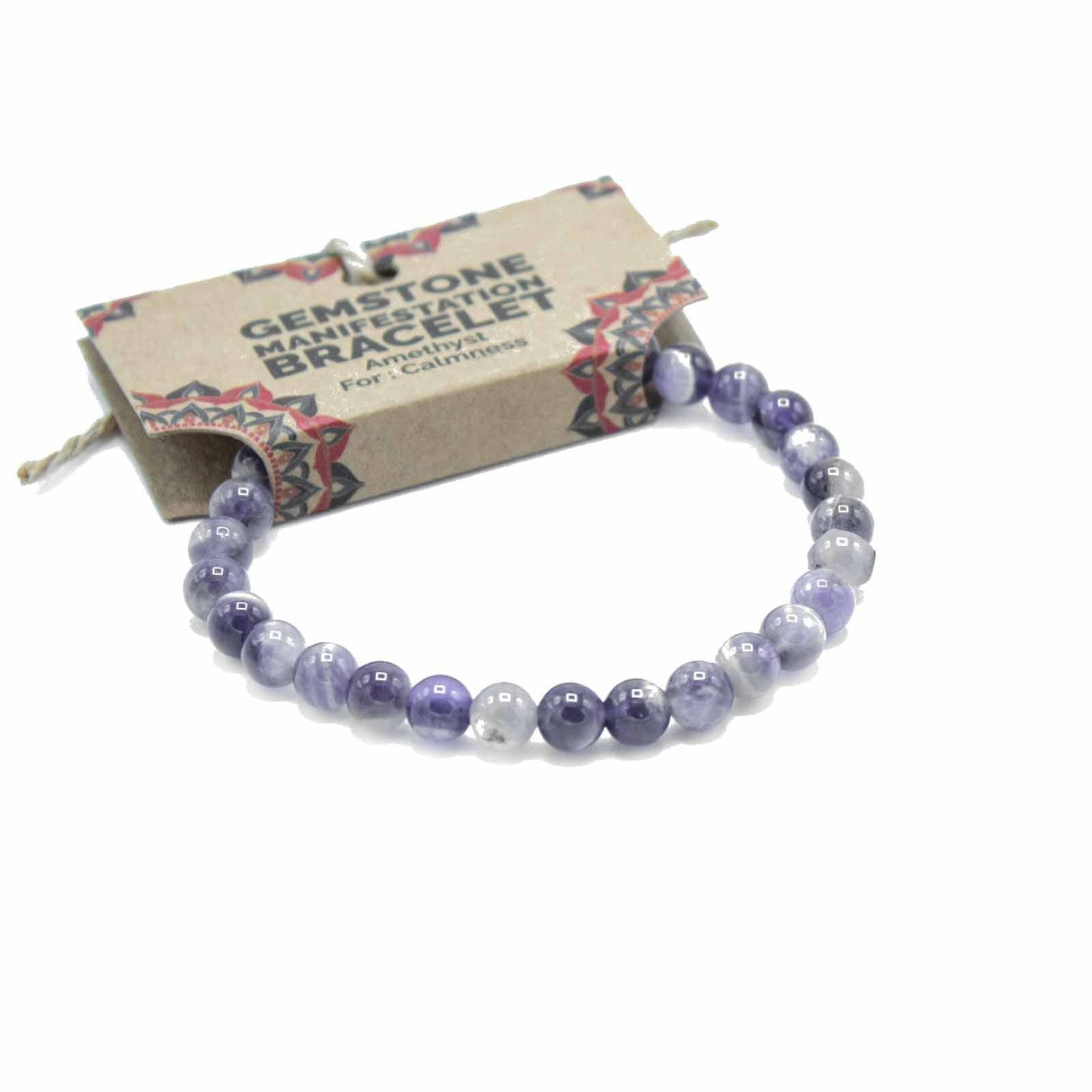 Manifestation Bracelet - Amethyst - Calmness - Crystal Gemstone - SHAMTAM.COM