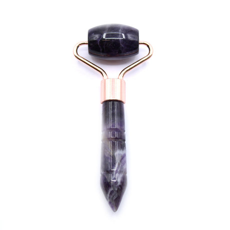 Amethyst Face Roller Crystal Gemstone - SHAMTAM.COM