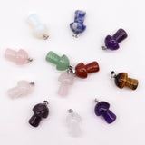 Mushrooms Pendant Gemstone Crystal20x15mm - SHAMTAM.COM