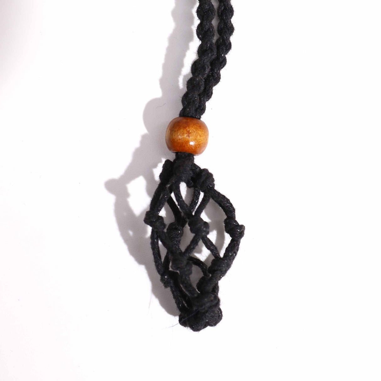 Gemstone Necklace Cord - Black - SHAMTAM.COM