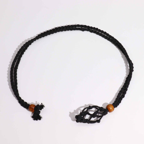 Gemstone Necklace Cord - Black - SHAMTAM.COM