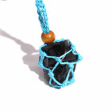 Gemstone Necklace Cord - Blue - SHAMTAM.COM