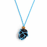 Gemstone Necklace Cord - Blue - SHAMTAM.COM